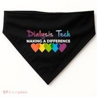 Dialysis Tech Making A Difference USA-Made Doggie Bandana thumb 0
