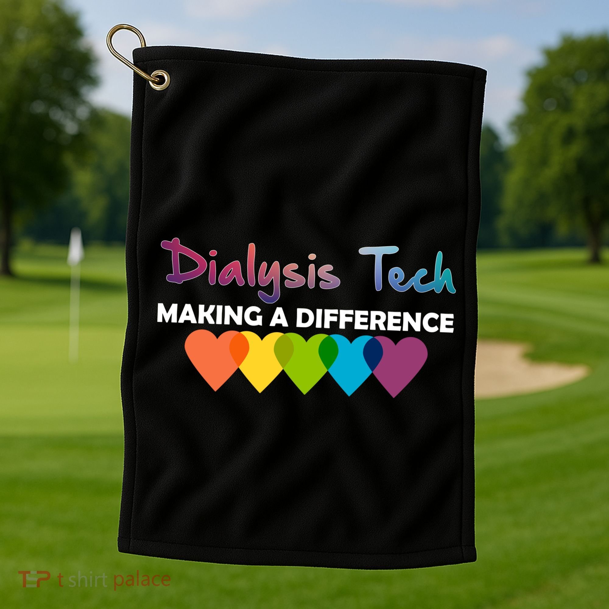Dialysis Tech Making A Difference Golf Towel