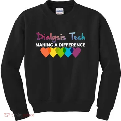 Dialysis Tech Making A Difference Kids Sweatshirt