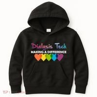 Dialysis Tech Making A Difference Kids Hoodie thumb 0