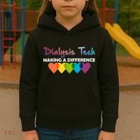 Dialysis Tech Making A Difference Kids Hoodie thumb 3