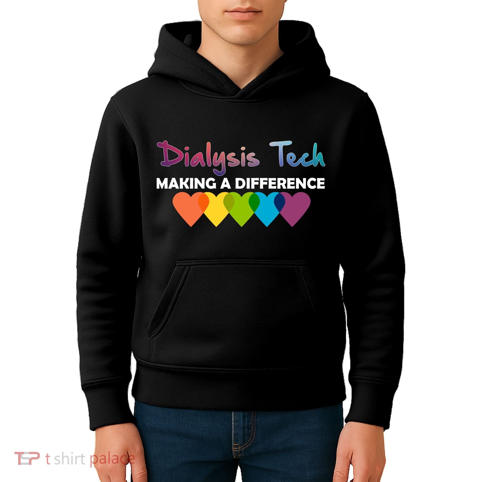 Dialysis Tech Making A Difference Kids Hoodie