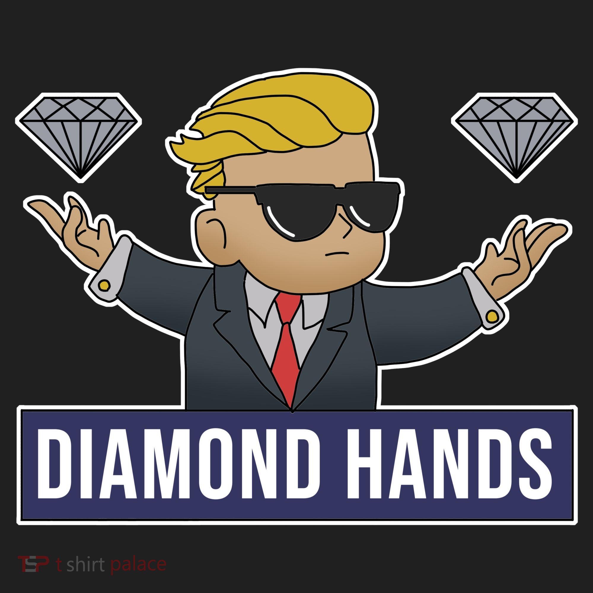 Diamond Hands Funny Stock Meme Tumbler