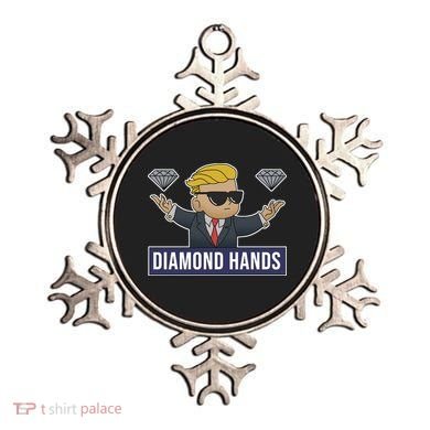 Diamond Hands Funny Stock Meme Ornament