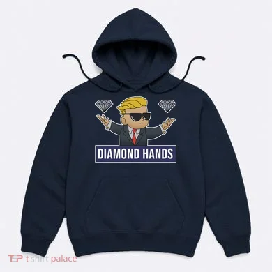 Diamond Hands Funny Stock Meme Hoodie