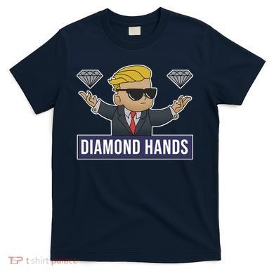 Diamond Hands Funny Stock Meme T-Shirt