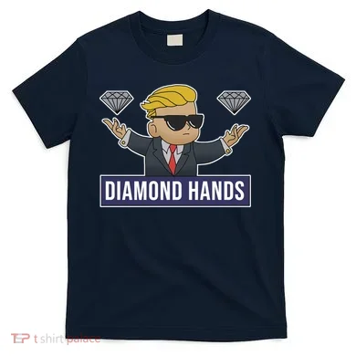 Diamond Hands Funny Stock Meme T-Shirt