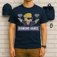 Diamond Hands Funny Stock Meme T-Shirt thumb 6