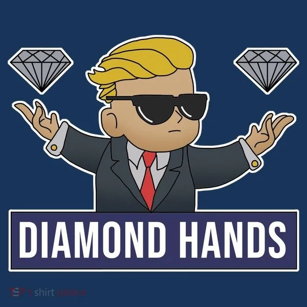 Diamond Hands Funny Stock Meme Bucket Hat