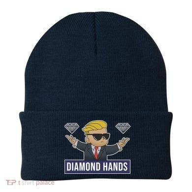 Diamond Hands Funny Stock Meme Beanie