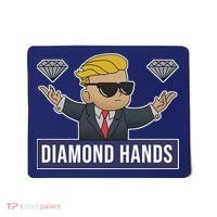Diamond Hands Funny Stock Meme Mousepad thumb 0