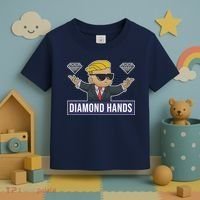 Diamond Hands Funny Stock Meme Toddler T-Shirt thumb 3