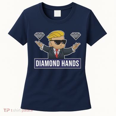 Diamond Hands Funny Stock Meme Women's T-Shirt