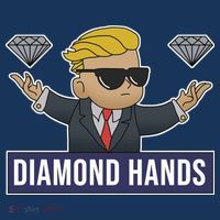 Diamond Hands Funny Stock Meme Kids T-Shirt thumb 4