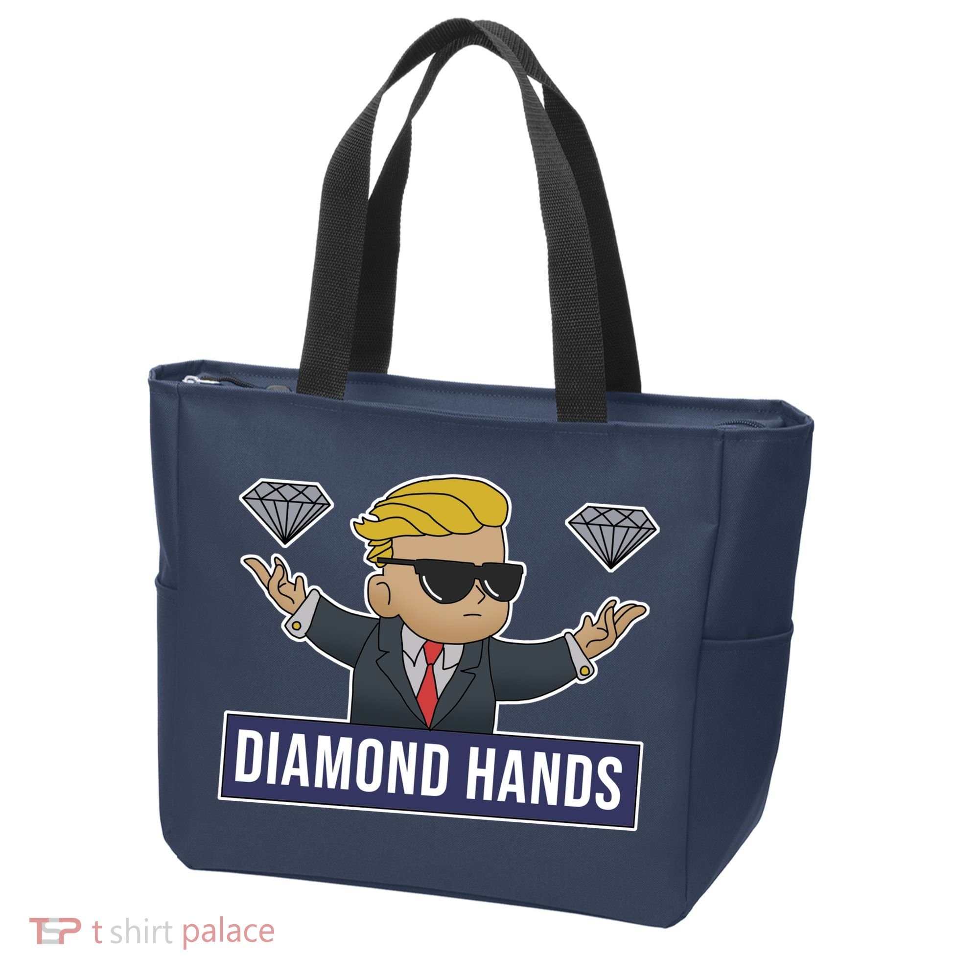 Diamond Hands Funny Stock Meme Tote Bag