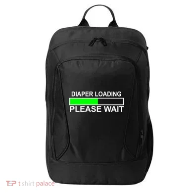 Diaper Loading Please Wait City Backpack