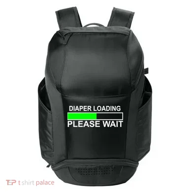 Diaper Loading Please Wait Sport-Tek Club Rec Backpack