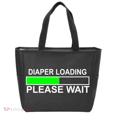 Diaper Loading Please Wait Tote Bag