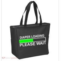 Diaper Loading Please Wait Tote Bag thumb 2