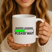 Diaper Loading Please Wait Coffee Mug thumb 3