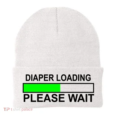 Diaper Loading Please Wait Beanie