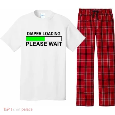 Diaper Loading Please Wait Pajama Set