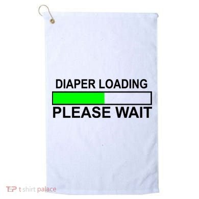 Diaper Loading Please Wait Golf Towel