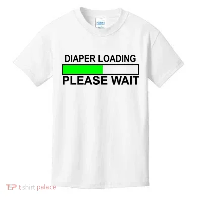 Diaper Loading Please Wait Kids T-Shirt