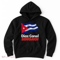 Diaz Canel Singao! Cuban Flag Hoodie thumb 0