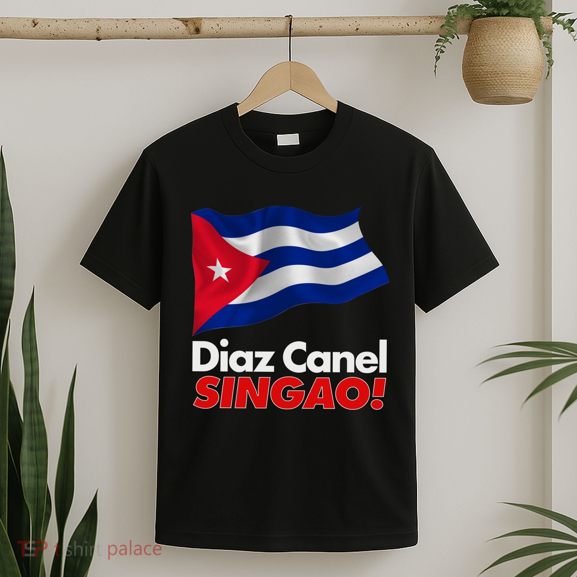 Diaz Canel Singao! Cuban Flag T-Shirt