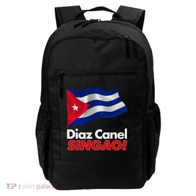 Diaz Canel Singao! Cuban Flag Backpack