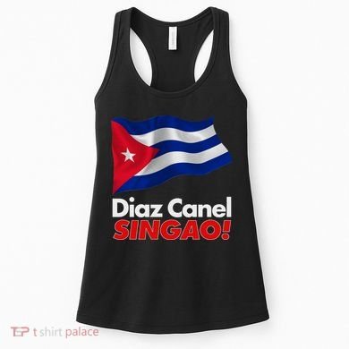 Diaz Canel Singao! Cuban Flag Women's Tank Top