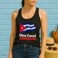 Diaz Canel Singao! Cuban Flag Women's Tank Top thumb 2