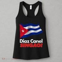 Diaz Canel Singao! Cuban Flag Women's Tank Top thumb 3