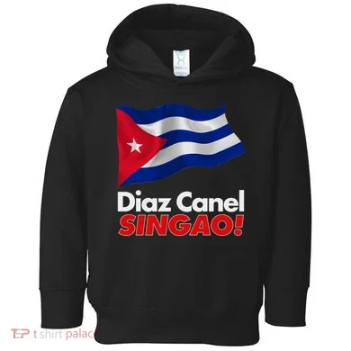 Diaz Canel Singao! Cuban Flag Toddler Hoodie