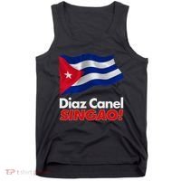 Diaz Canel Singao! Cuban Flag Tank Top thumb 0