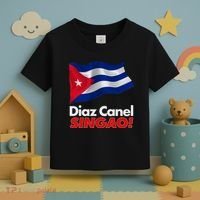 Diaz Canel Singao! Cuban Flag Toddler T-Shirt thumb 3