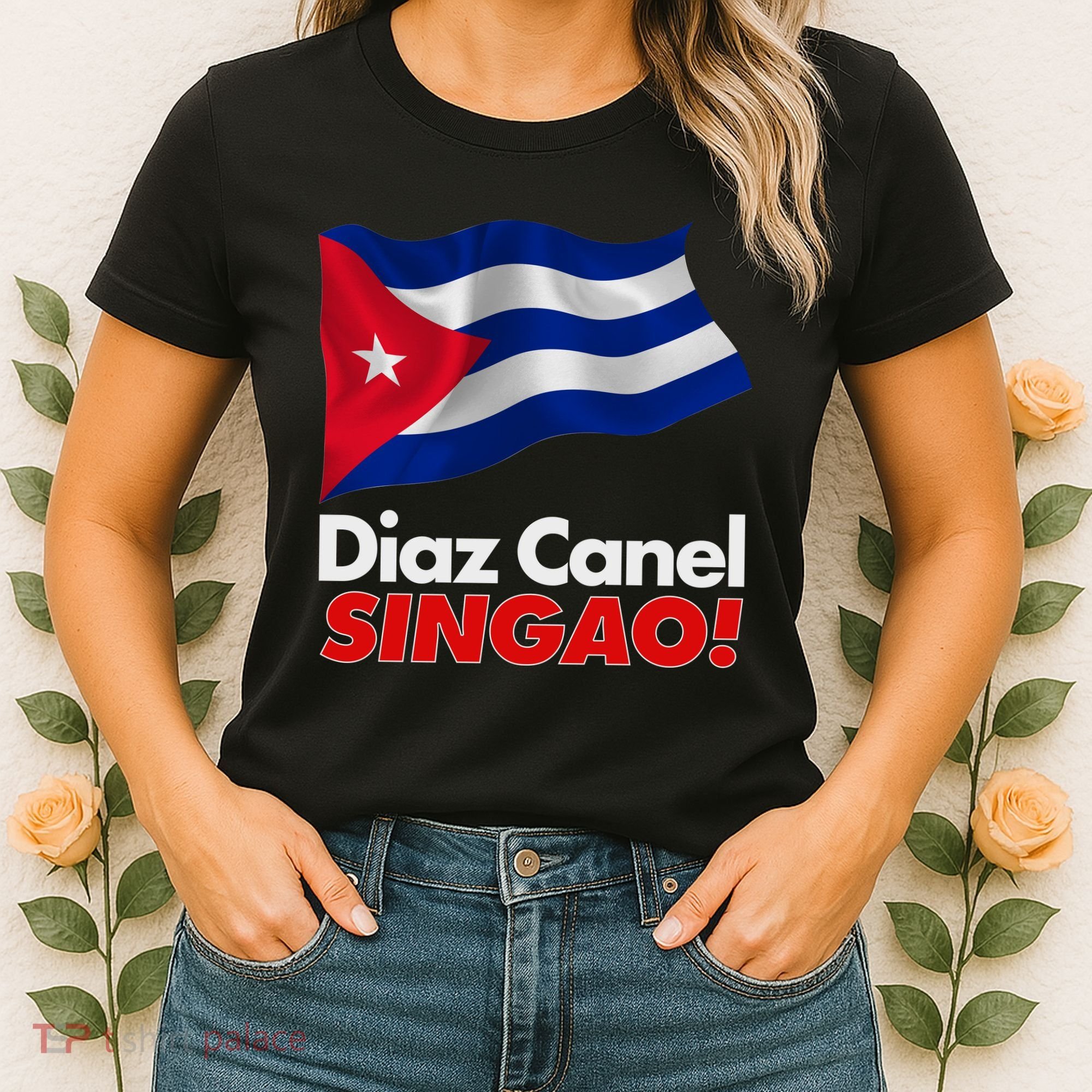 Diaz Canel Singao! Cuban Flag Women's T-Shirt