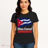 Diaz Canel Singao! Cuban Flag Women's T-Shirt thumb 4