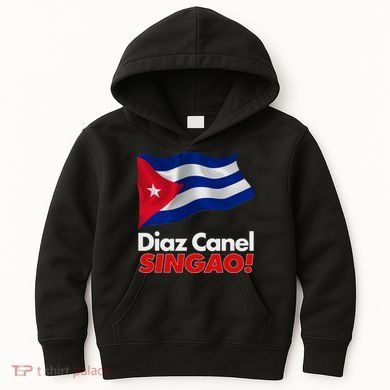 Diaz Canel Singao! Cuban Flag Kids Hoodie