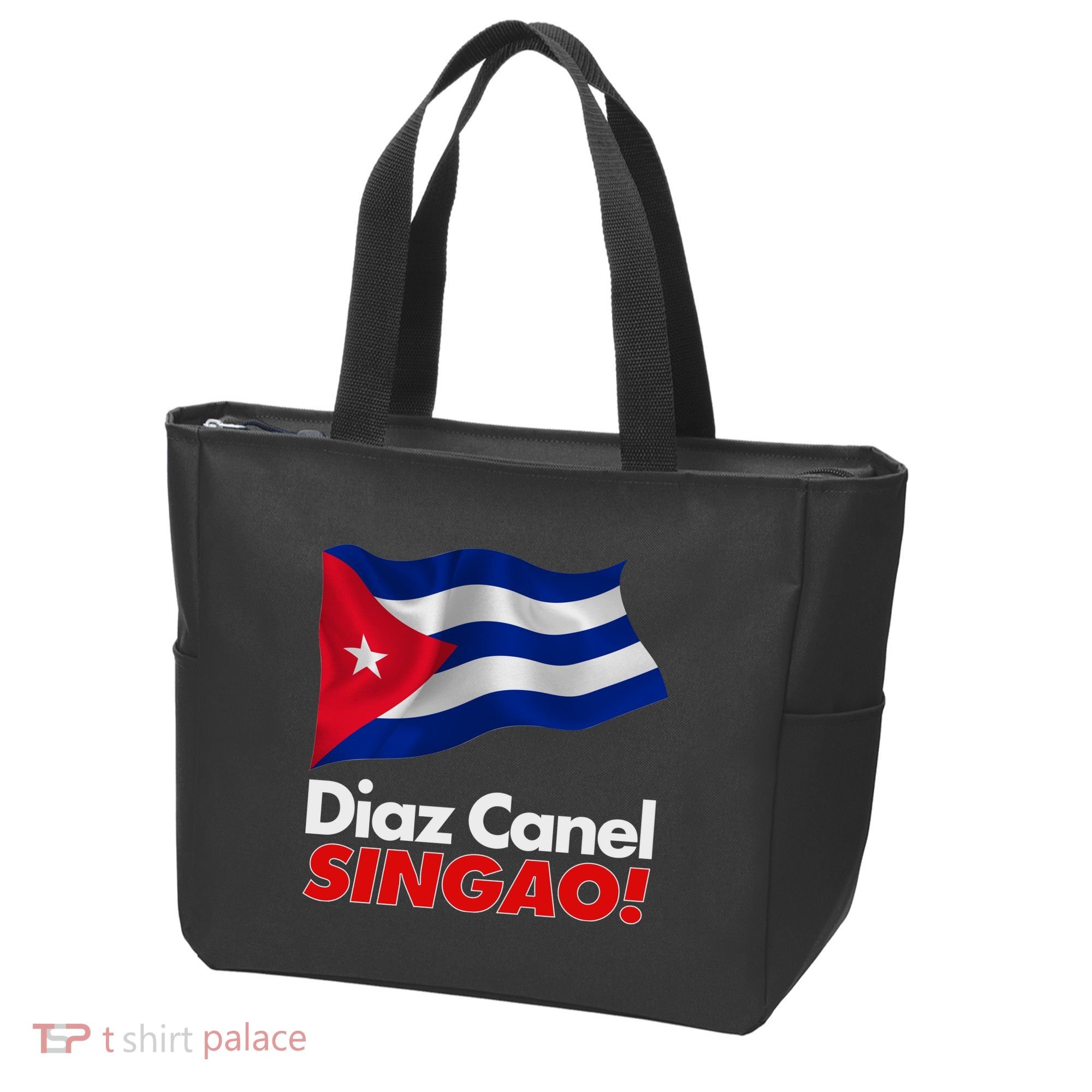 Diaz Canel Singao! Cuban Flag Tote Bag