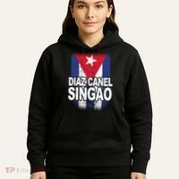 Diaz Canel Singao Cuban Flag Distressed Hoodie thumb 5