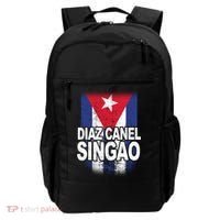 Diaz Canel Singao Cuban Flag Distressed Backpack thumb 0