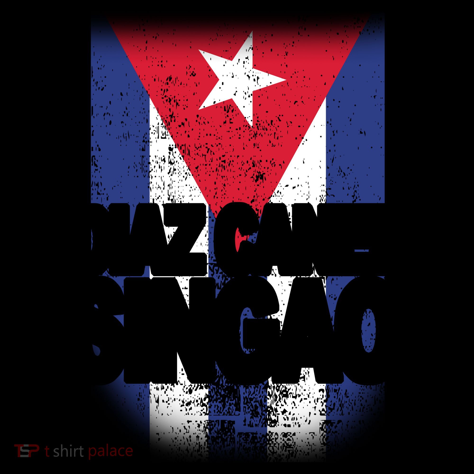 Diaz Canel Singao Cuban Flag Distressed Coffee Mug