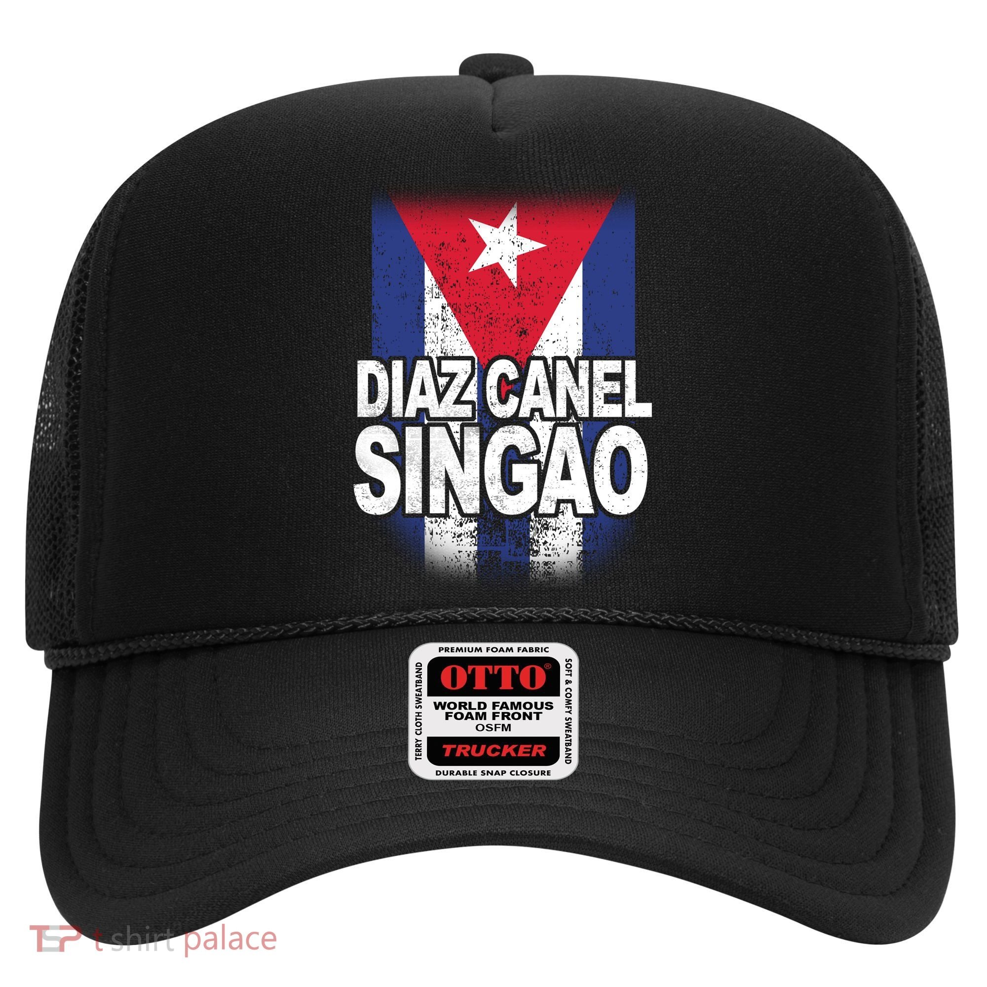 Diaz Canel Singao Cuban Flag Distressed Hat