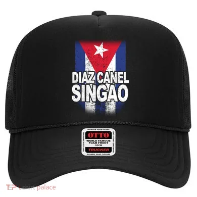 Diaz Canel Singao Cuban Flag Distressed Hat