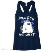 Diabetes Is Boo Sheet Halloween Ghost Diabetes Awareness Women's Tank Top thumb 0