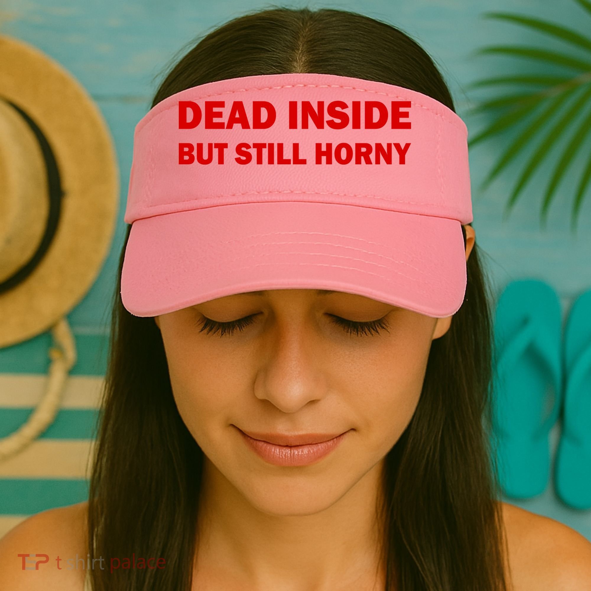 Dead Inside But Still Horny Classic Visor