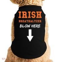 Dirty Irish Breathalyzer Adult St Patricks Day Doggie Tank thumb 0