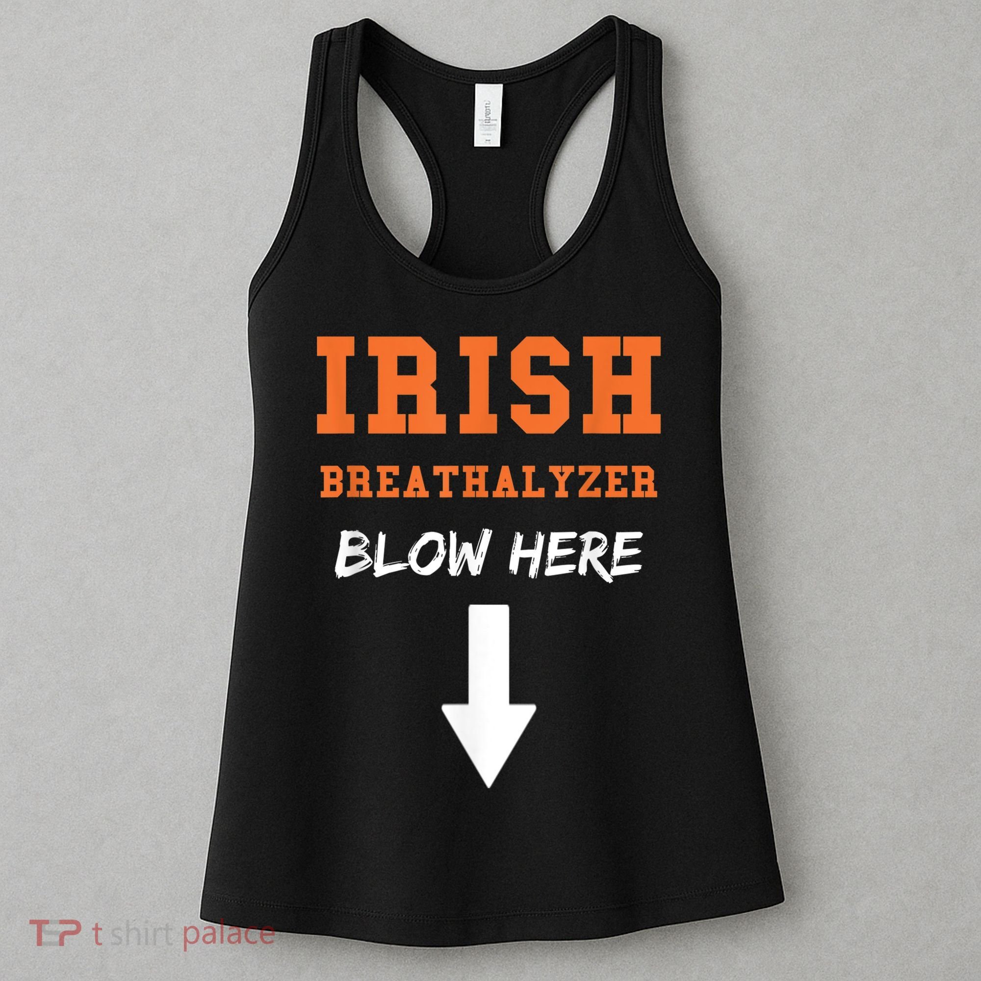 Dirty Irish Breathalyzer Adult St Patricks Day Women's Tank Top